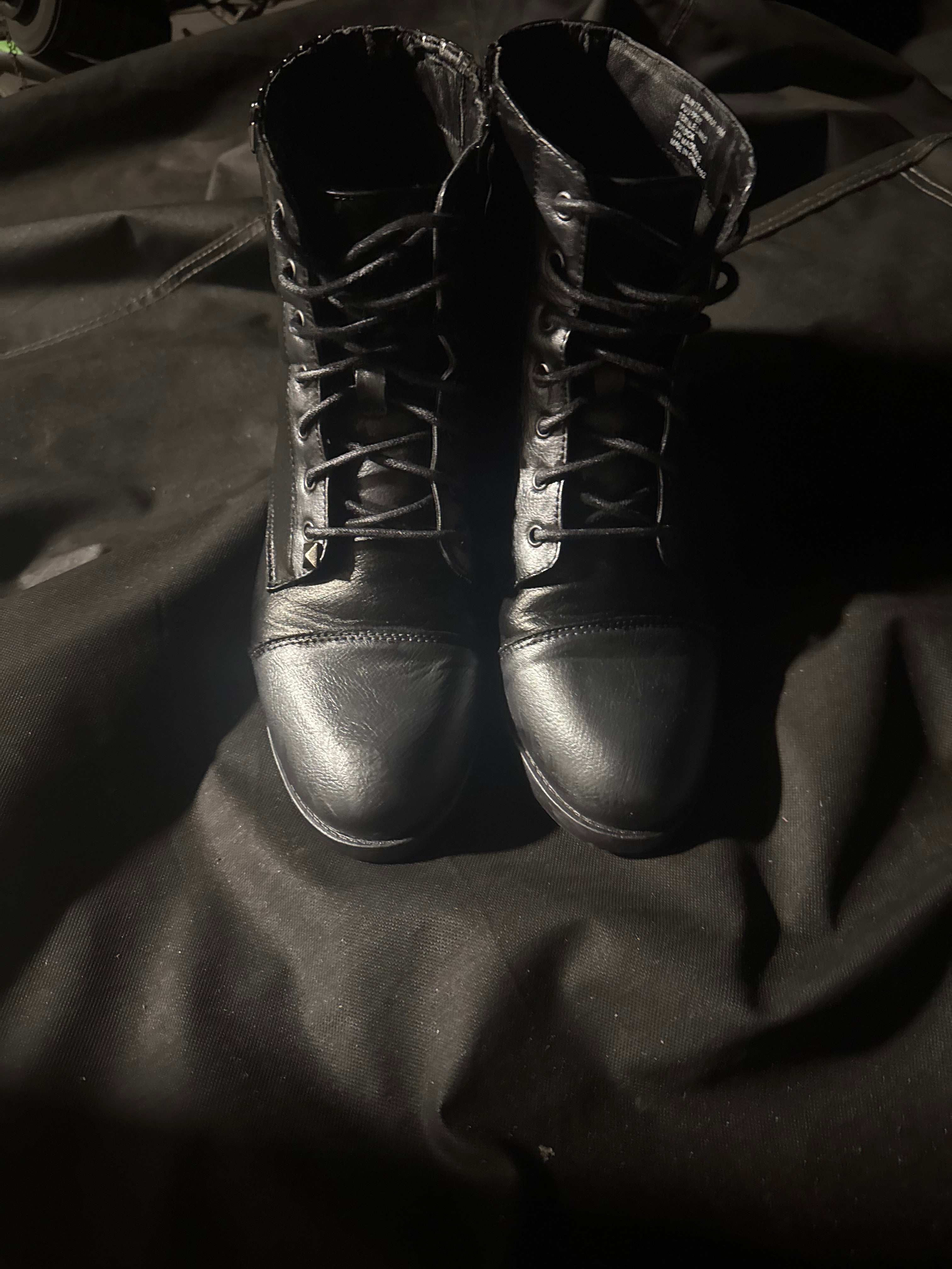 Silver Studded Chieve Boots