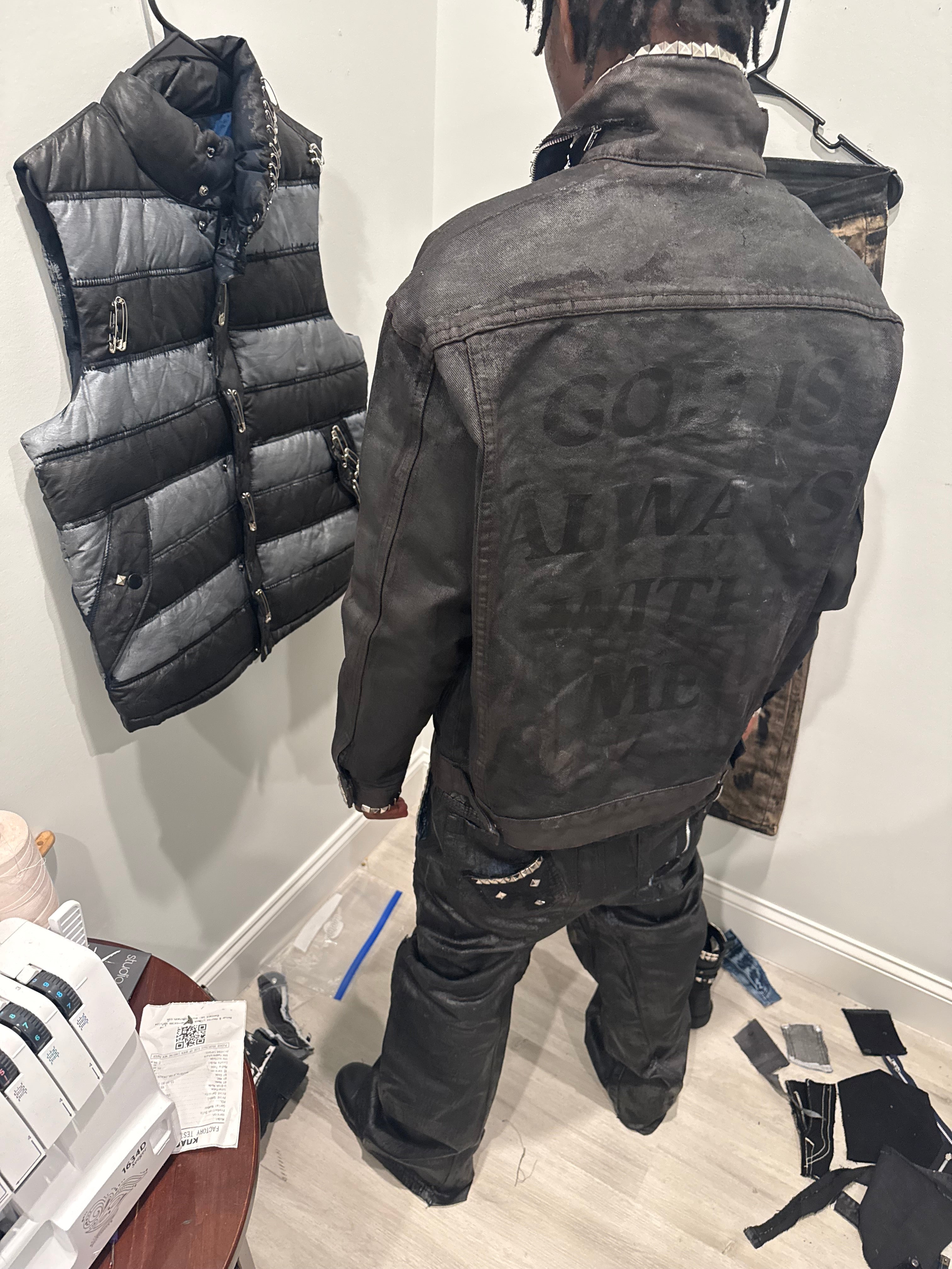 Studded Chieve Denim Jacket