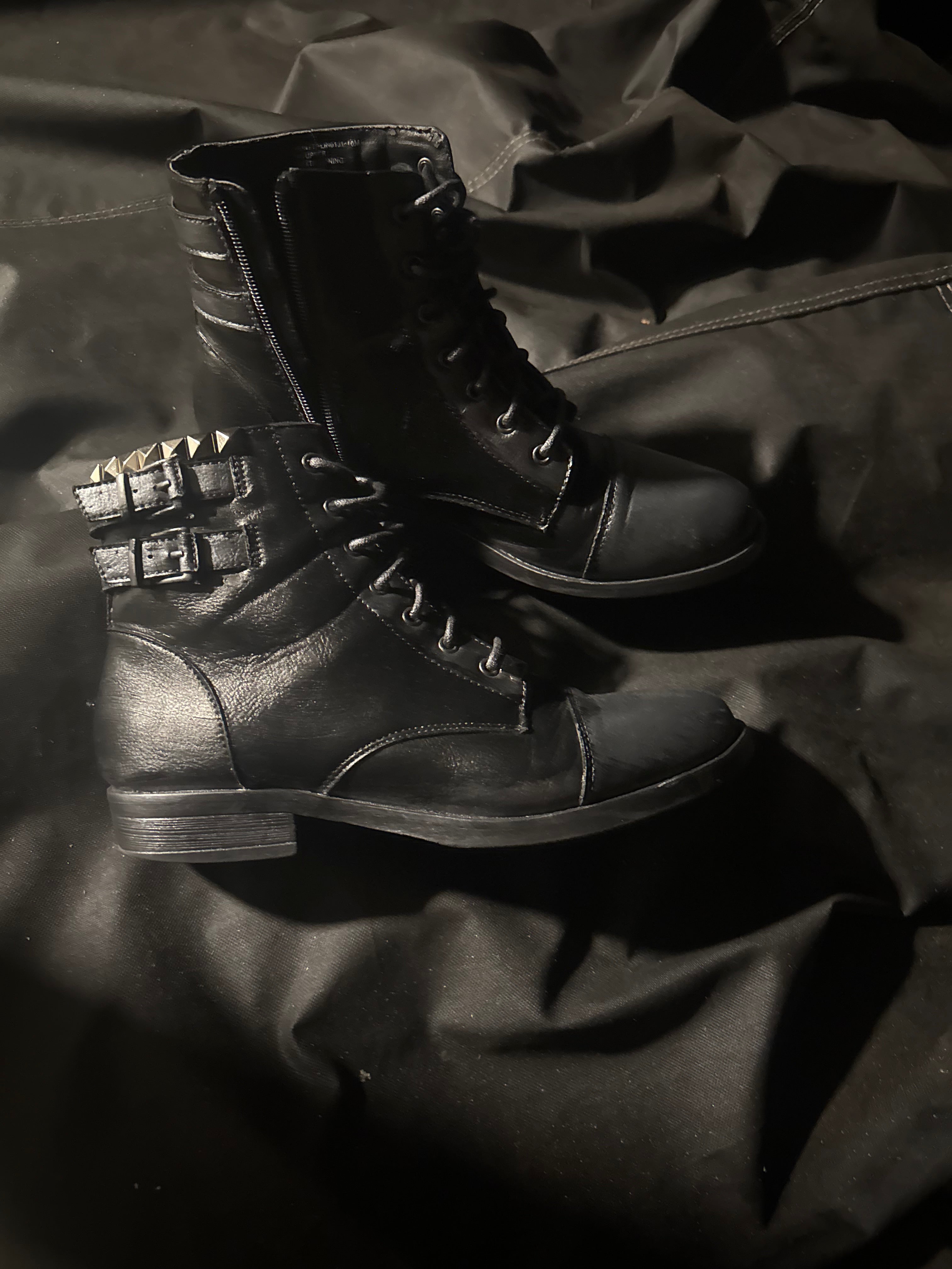 Silver Studded Chieve Boots