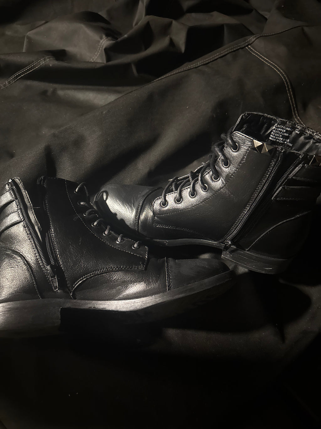 Silver Studded Chieve Boots