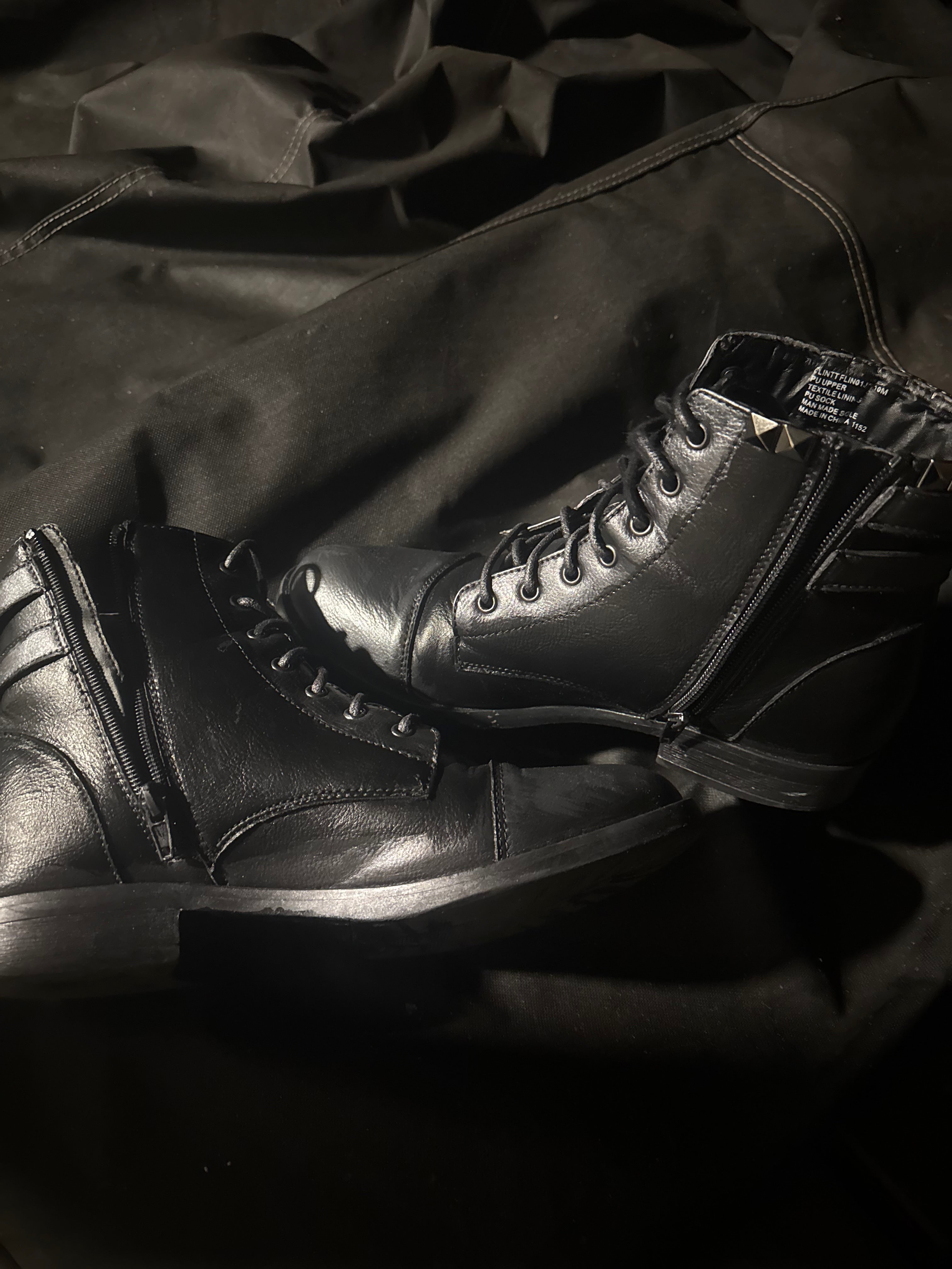 Silver Studded Chieve Boots